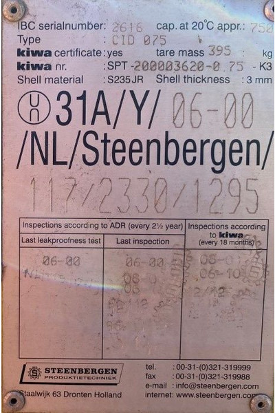 Kiwa IBC Steenbergen 750 liter Dieseltank met handpomp - Lagringstank: bild 4 Kiwa IBC Steenbergen 750 liter Dieseltank met handpomp - Lagringstank: bild 4