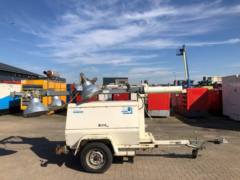 Belysningsmast Terex Kubota Leroy Somer 7 kVA lichtmast aggregaat light tower: bild 1