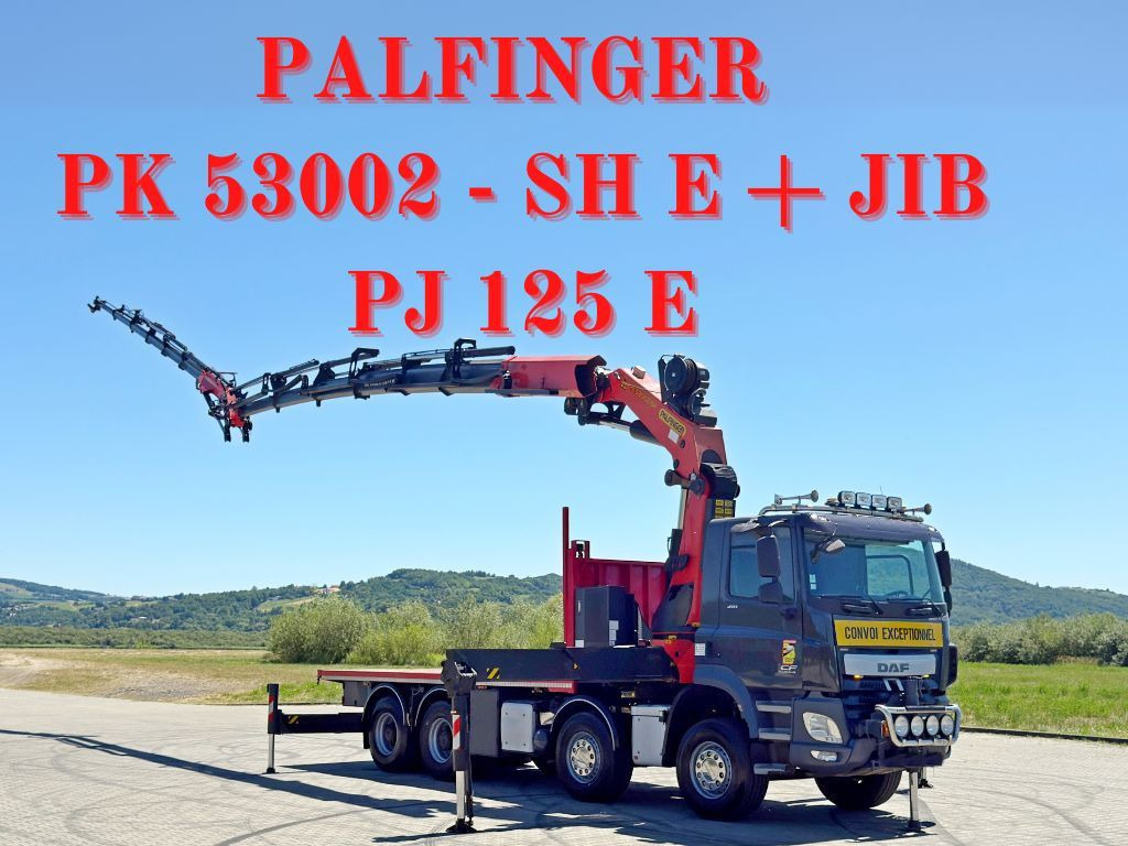 DAF CF 410 * PK 53002 - SH E/JIB PJ 125 E + FUNK*8x4 - Kranbil: bild 1 DAF CF 410 * PK 53002 - SH E/JIB PJ 125 E + FUNK*8x4 - Kranbil: bild 1