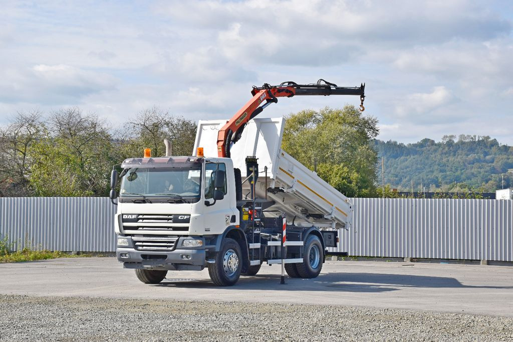 DAF CF 75.310 Kipper 4,30 m + KRAN * TOPZUSTAND DAF CF 75.310 Kipper 4,30 m + KRAN * TOPZUSTAND - Tippbil lastbil, Kranbil: bild 2 DAF CF 75.310 Kipper 4,30 m + KRAN * TOPZUSTAND DAF CF 75.310 Kipper 4,30 m + KRAN * TOPZUSTAND - Tippbil lastbil, Kranbil: bild 2