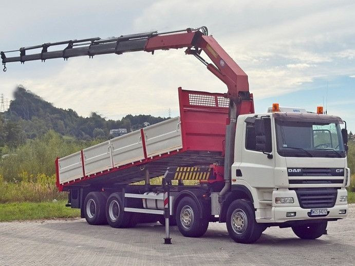 DAF CF 85.380 * HMF 2823 K6 (B3) + FUNK * 8x4 * TOP - Kranbil: bild 2 DAF CF 85.380 * HMF 2823 K6 (B3) + FUNK * 8x4 * TOP - Kranbil: bild 2