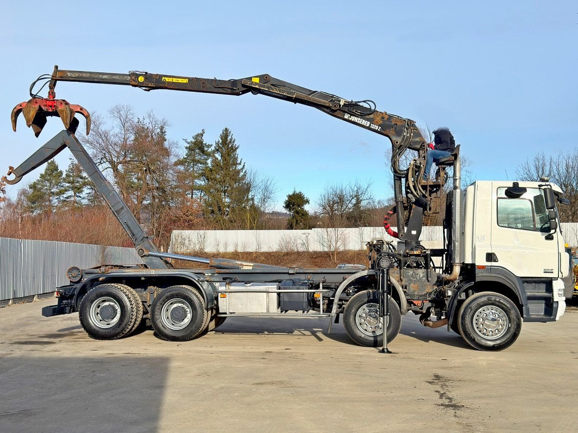 DAF CF 85.430 * ABROLLKIPPER + JONSERED J1320 Z /8x4 - Lastväxlare lastbil, Kranbil: bild 5 DAF CF 85.430 * ABROLLKIPPER + JONSERED J1320 Z /8x4 - Lastväxlare lastbil, Kranbil: bild 5