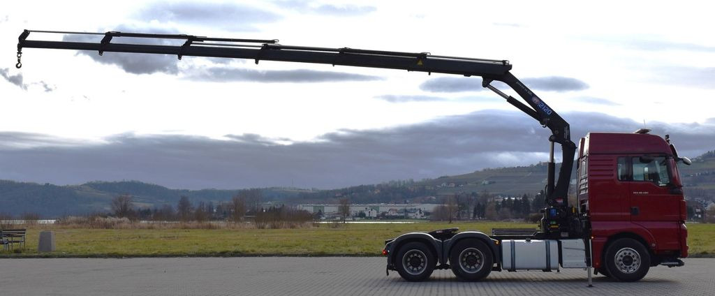 MAN TGX 28.480 Sattelzugmaschine + HMF 2120 K5/FUNK MAN TGX 28.480 Sattelzugmaschine + HMF 2120 K5/FUNK - Dragbil: bild 5 MAN TGX 28.480 Sattelzugmaschine + HMF 2120 K5/FUNK MAN TGX 28.480 Sattelzugmaschine + HMF 2120 K5/FUNK - Dragbil: bild 5