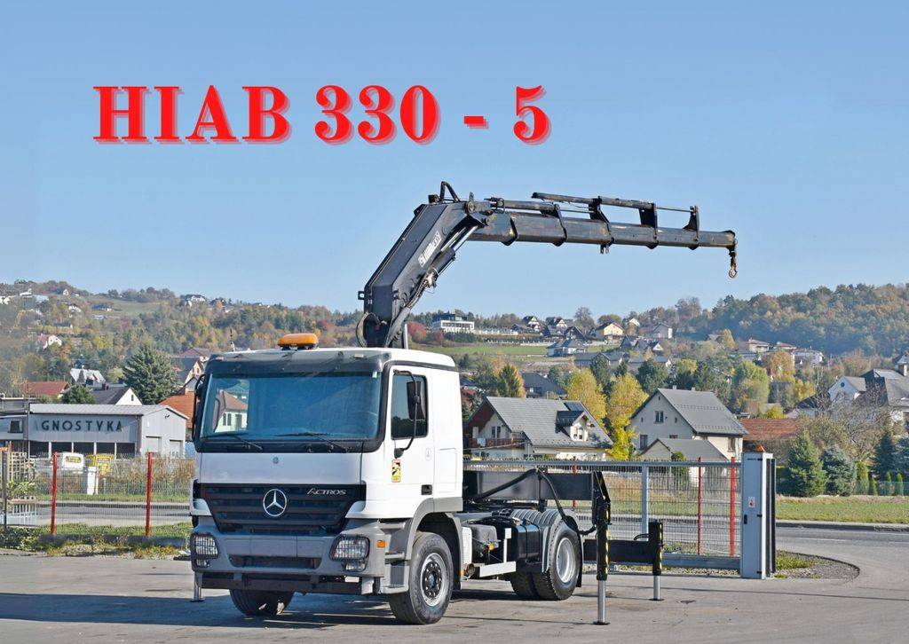 Mercedes-Benz ACTROS 1844 * Sattelzugmaschine *HIAB 330-5/FUNK - Dragbil: bild 1 Mercedes-Benz ACTROS 1844 * Sattelzugmaschine *HIAB 330-5/FUNK - Dragbil: bild 1