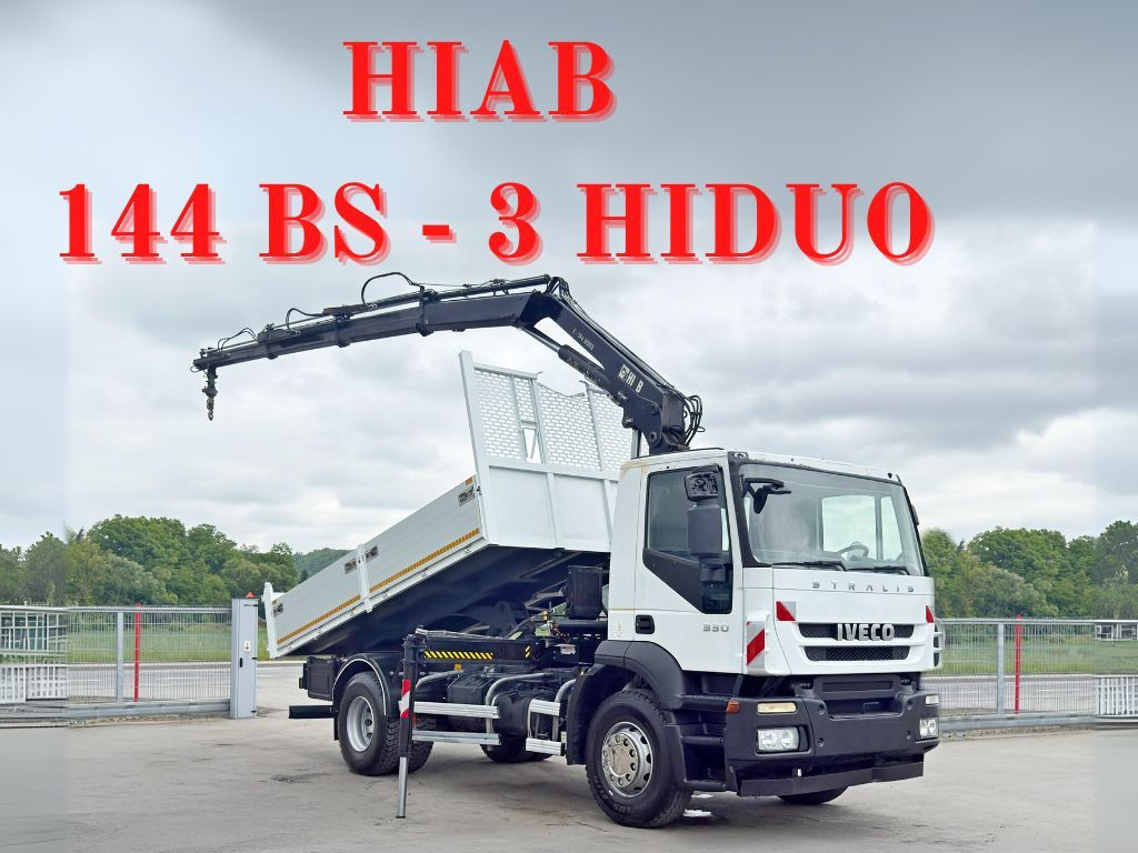 Iveco STRALIS 330 *HIAB 144 BS-3 HIDUO* TOPZUSTAND - Kranbil: bild 1 Iveco STRALIS 330 *HIAB 144 BS-3 HIDUO* TOPZUSTAND - Kranbil: bild 1