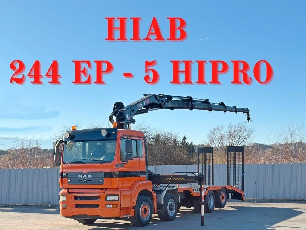 MAN TGA 35.480 / HIAB 244 EP - 5 HIPRO - Kranbil: bild 1 MAN TGA 35.480 / HIAB 244 EP - 5 HIPRO - Kranbil: bild 1