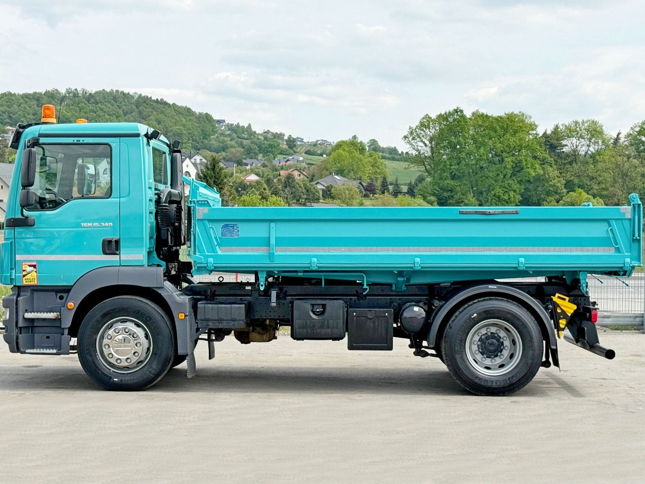 Tippbil lastbil, Kranbil MAN TGM 15.340 * Kipper 4,60 m * TOPZUSTAND: bild 6