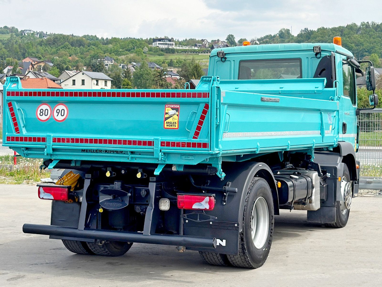 Tippbil lastbil, Kranbil MAN TGM 15.340 * Kipper 4,60 m * TOPZUSTAND: bild 7