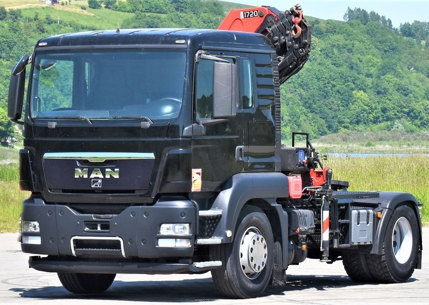 MAN TGS 18.400 Sattelzugmaschine + KRAN /FUNK MAN TGS 18.400 Sattelzugmaschine + KRAN /FUNK - Kranbil, Dragbil: bild 4 MAN TGS 18.400 Sattelzugmaschine + KRAN /FUNK MAN TGS 18.400 Sattelzugmaschine + KRAN /FUNK - Kranbil, Dragbil: bild 4