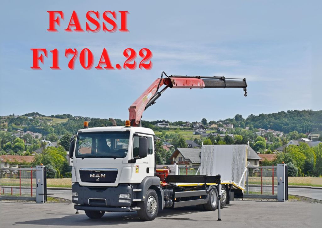 MAN TGS 26.320 * FASSI F170A.22 + FUNK* TOPZUSTAND  - Kranbil, Biltransportbil lastbil: bild 1 MAN TGS 26.320 * FASSI F170A.22 + FUNK* TOPZUSTAND  - Kranbil, Biltransportbil lastbil: bild 1