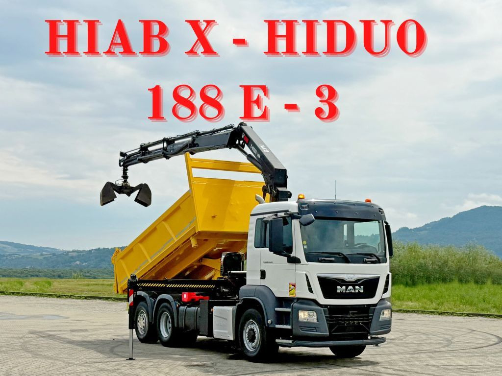 MAN TGS 26.400 * HIAB X-HIDUO 188 E-3 + FUNK * 6x4 - Kranbil: bild 1 MAN TGS 26.400 * HIAB X-HIDUO 188 E-3 + FUNK * 6x4 - Kranbil: bild 1