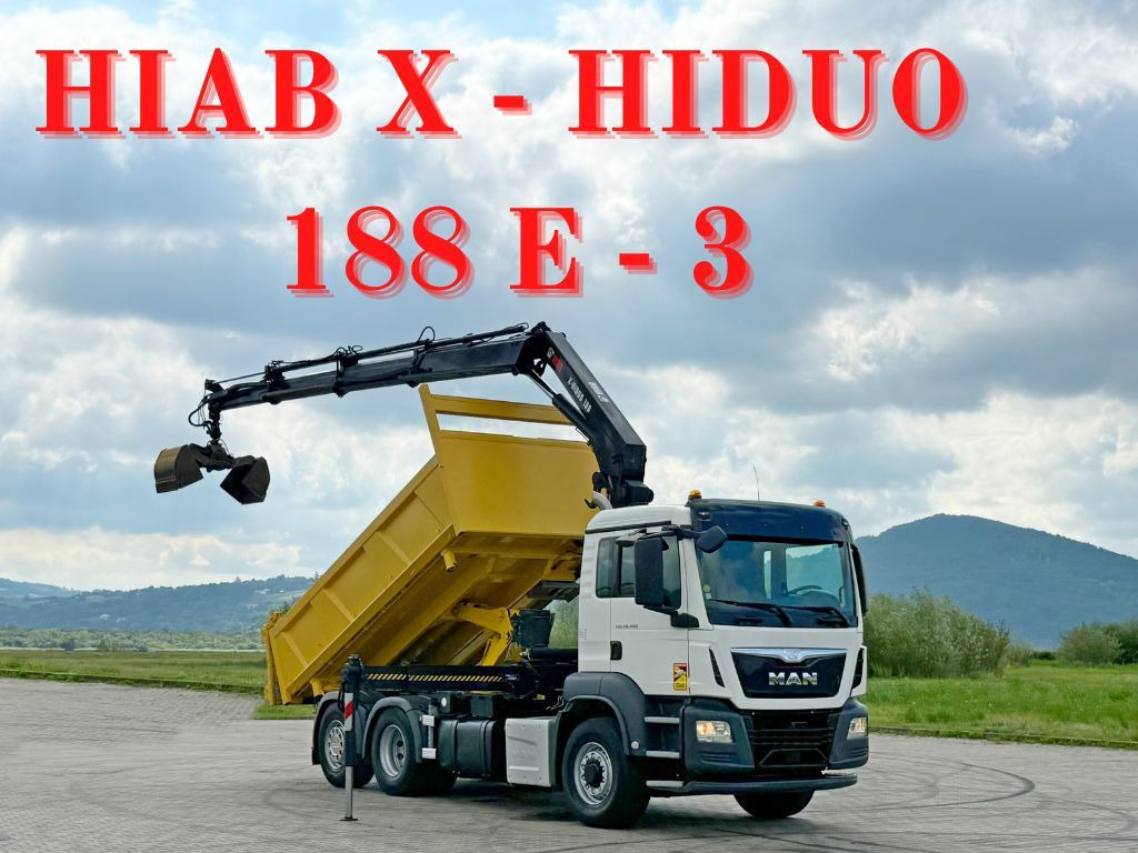 MAN TGS 26.400 * HIAB X-HIDUO 188 E-3 + FUNK * 6x4 - Kranbil: bild 1 MAN TGS 26.400 * HIAB X-HIDUO 188 E-3 + FUNK * 6x4 - Kranbil: bild 1