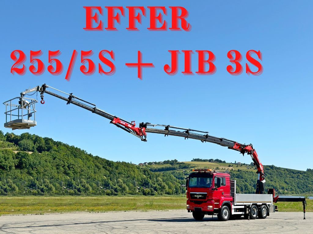 MAN TGS 28.480 * EFFER 255/5S + JIB 3S + FUNK * TOP - Kranbil: bild 1 MAN TGS 28.480 * EFFER 255/5S + JIB 3S + FUNK * TOP - Kranbil: bild 1