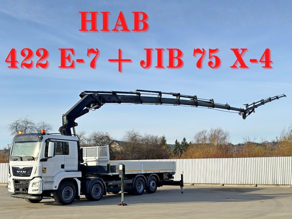 MAN TGS 35.440* HIAB 422 E-7 + JIB 75 X-4 + FUNK - Kranbil: bild 1 MAN TGS 35.440* HIAB 422 E-7 + JIB 75 X-4 + FUNK - Kranbil: bild 1