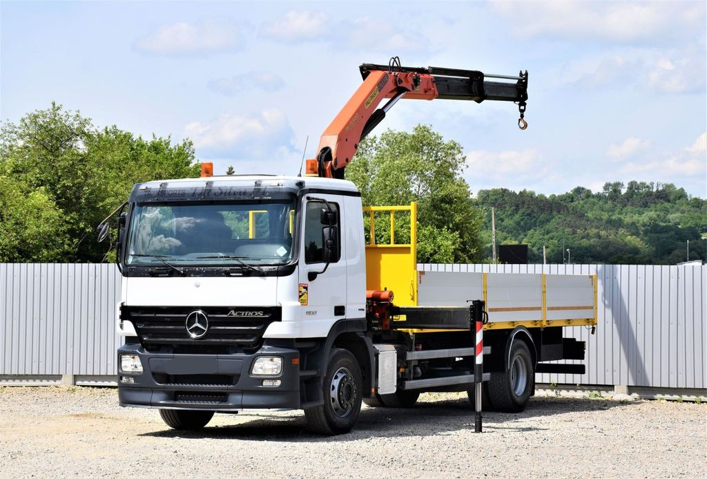 Mercedes-Benz ACTROS 1832 PRITSCHE 6,70m * PK 15500*TOPZUSTAND Mercedes-Benz ACTROS 1832 PRITSCHE 6,70m * PK 15500*TOPZUSTAND - Kranbil: bild 2 Mercedes-Benz ACTROS 1832 PRITSCHE 6,70m * PK 15500*TOPZUSTAND Mercedes-Benz ACTROS 1832 PRITSCHE 6,70m * PK 15500*TOPZUSTAND - Kranbil: bild 2