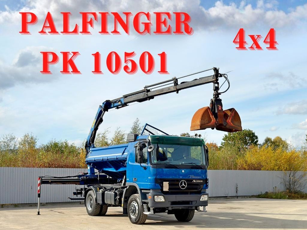 Mercedes-Benz ACTROS 1841 * PK 10501 + FUNK * TOP * 4x4 - Kranbil: bild 1 Mercedes-Benz ACTROS 1841 * PK 10501 + FUNK * TOP * 4x4 - Kranbil: bild 1