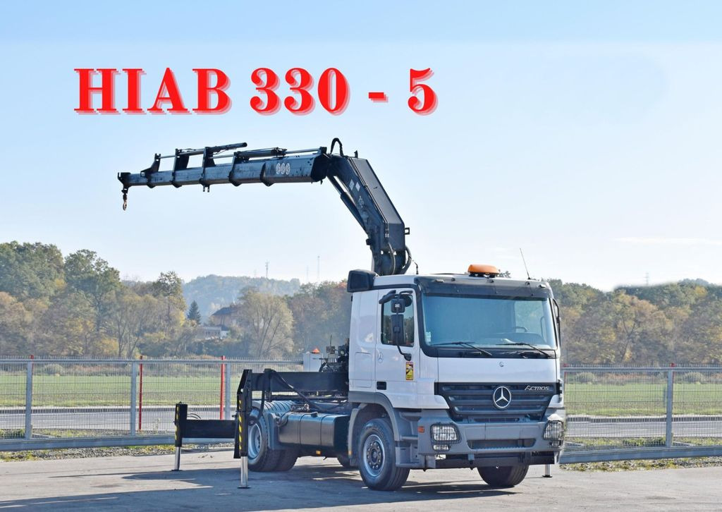 Mercedes-Benz ACTROS 1844 * Sattelzugmaschine *HIAB 330-5/FUNK - Kranbil, Dragbil: bild 1 Mercedes-Benz ACTROS 1844 * Sattelzugmaschine *HIAB 330-5/FUNK - Kranbil, Dragbil: bild 1