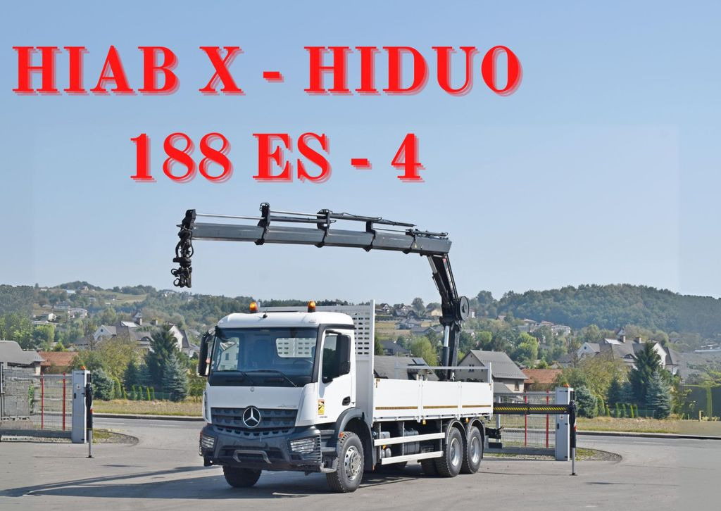 Mercedes-Benz ACTROS 2636 *HIAB X-HIDUO 188 ES-4/FUNK + * 6x4 Mercedes-Benz AROCS 2636 *HIAB X-HIDUO 188 ES-4/FUNK + * 6x4 - Kranbil, Flakbil: bild 1 Mercedes-Benz ACTROS 2636 *HIAB X-HIDUO 188 ES-4/FUNK + * 6x4 Mercedes-Benz AROCS 2636 *HIAB X-HIDUO 188 ES-4/FUNK + * 6x4 - Kranbil, Flakbil: bild 1
