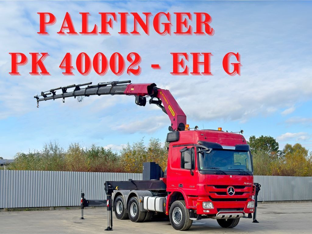 Mercedes-Benz ACTROS 2646 * PK 40002 - EH G + FUNK / 6x4 * TOP - Kranbil: bild 1 Mercedes-Benz ACTROS 2646 * PK 40002 - EH G + FUNK / 6x4 * TOP - Kranbil: bild 1