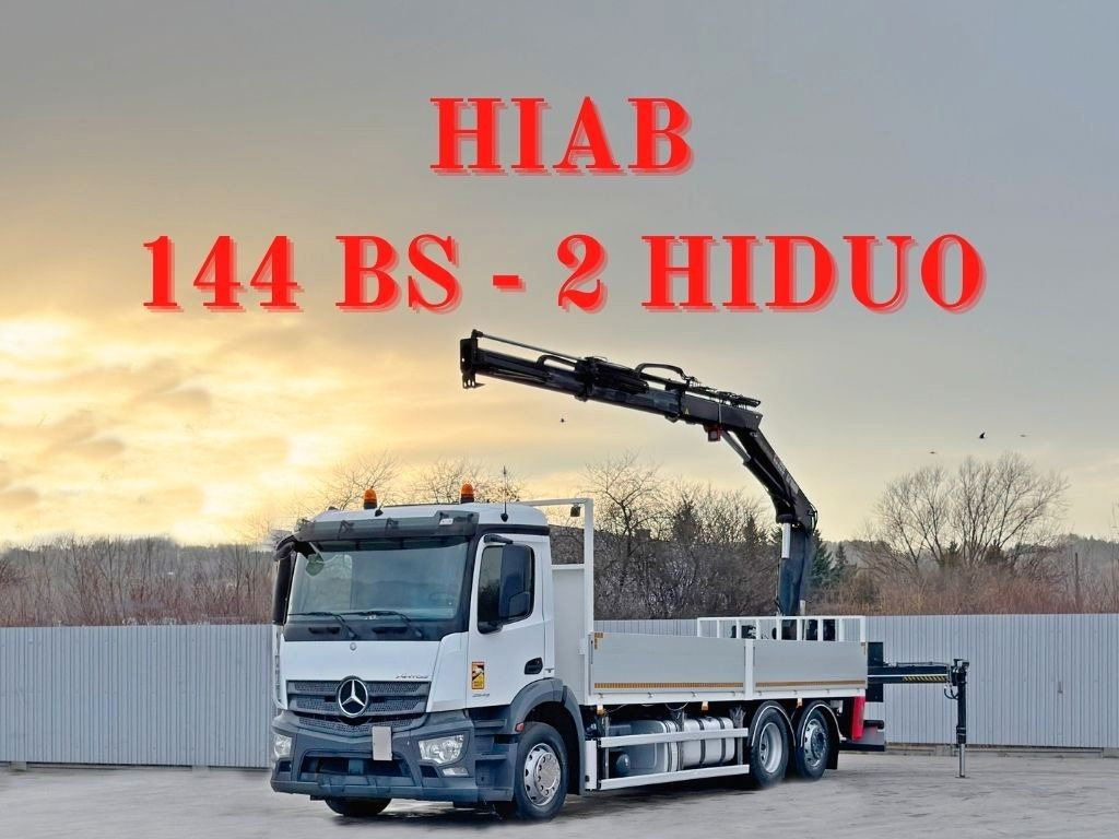Mercedes-Benz ANTOS 2543* HIAB 144 BS - 2 HIDUO /FUNK - Kranbil: bild 1 Mercedes-Benz ANTOS 2543* HIAB 144 BS - 2 HIDUO /FUNK - Kranbil: bild 1