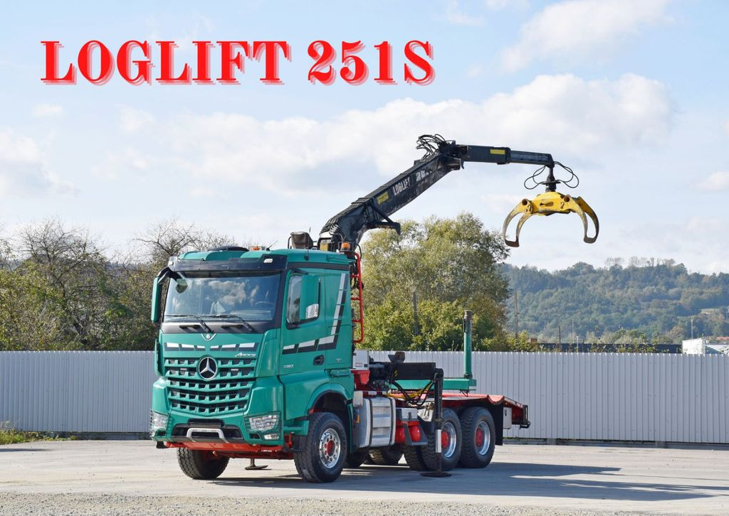 Mercedes-Benz AROCS 3363 *HOLZTRANSPORTER * LOGLIFT 251S /6x4 Mercedes-Benz AROCS 3363 *HOLZTRANSPORTER * LOGLIFT 251S /6x4 - Timmerbil, Kranbil: bild 1 Mercedes-Benz AROCS 3363 *HOLZTRANSPORTER * LOGLIFT 251S /6x4 Mercedes-Benz AROCS 3363 *HOLZTRANSPORTER * LOGLIFT 251S /6x4 - Timmerbil, Kranbil: bild 1
