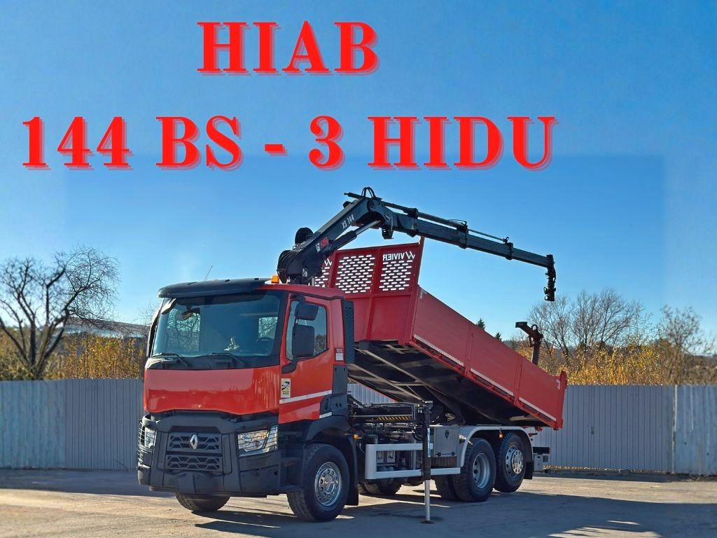 Renault C430 * HIAB 144 BS - 3 HIDUO+ FUNK/ 6x2 - Kranbil: bild 1 Renault C430 * HIAB 144 BS - 3 HIDUO+ FUNK/ 6x2 - Kranbil: bild 1