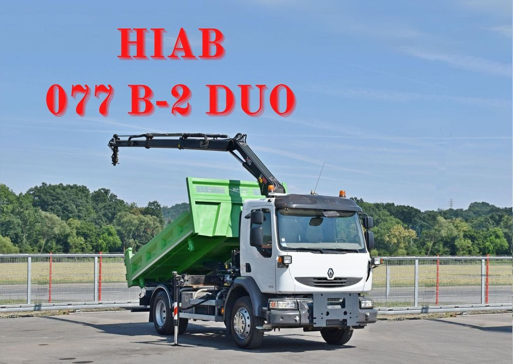 Renault MIDLUM 220 DXI *KIPPER 3,80m *HIAB 077 B-2 DUO Renault MIDLUM 220 DXI *KIPPER 3,80m *HIAB 077 B-2 DUO - Kranbil, Tippbil lastbil: bild 1 Renault MIDLUM 220 DXI *KIPPER 3,80m *HIAB 077 B-2 DUO Renault MIDLUM 220 DXI *KIPPER 3,80m *HIAB 077 B-2 DUO - Kranbil, Tippbil lastbil: bild 1