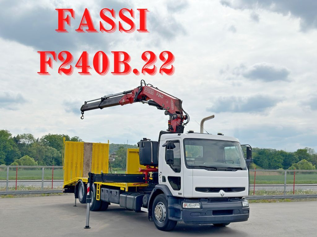 Renault PREMIUM 320 * FASSI F240B.22 + FUNK* TOP - Bärgningsbil: bild 1 Renault PREMIUM 320 * FASSI F240B.22 + FUNK* TOP - Bärgningsbil: bild 1