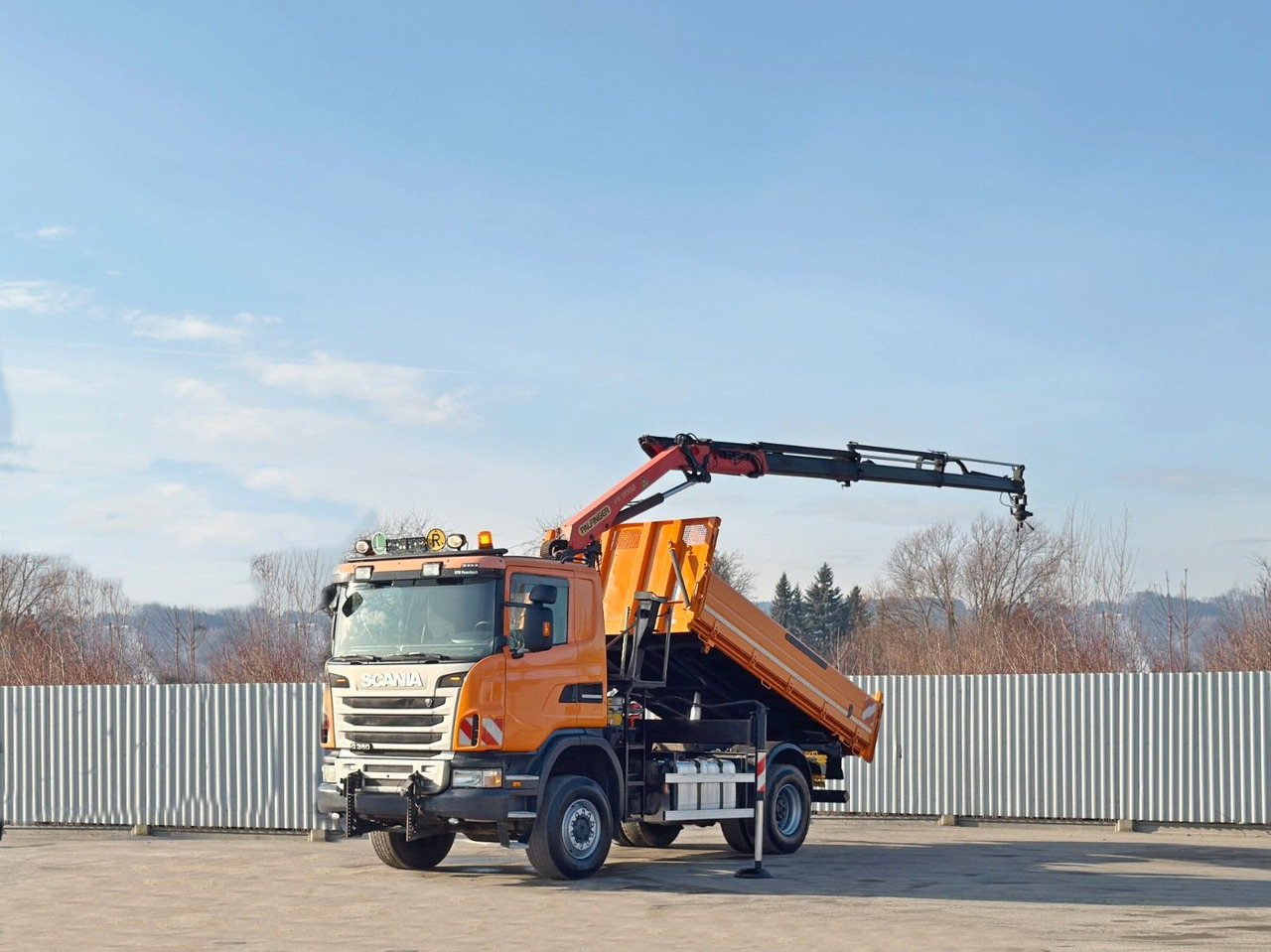 Scania G 360 * KIPPER 4,15m * PALFINGER PK 11002/ 4x4 - Kranbil: bild 2 Scania G 360 * KIPPER 4,15m * PALFINGER PK 11002/ 4x4 - Kranbil: bild 2