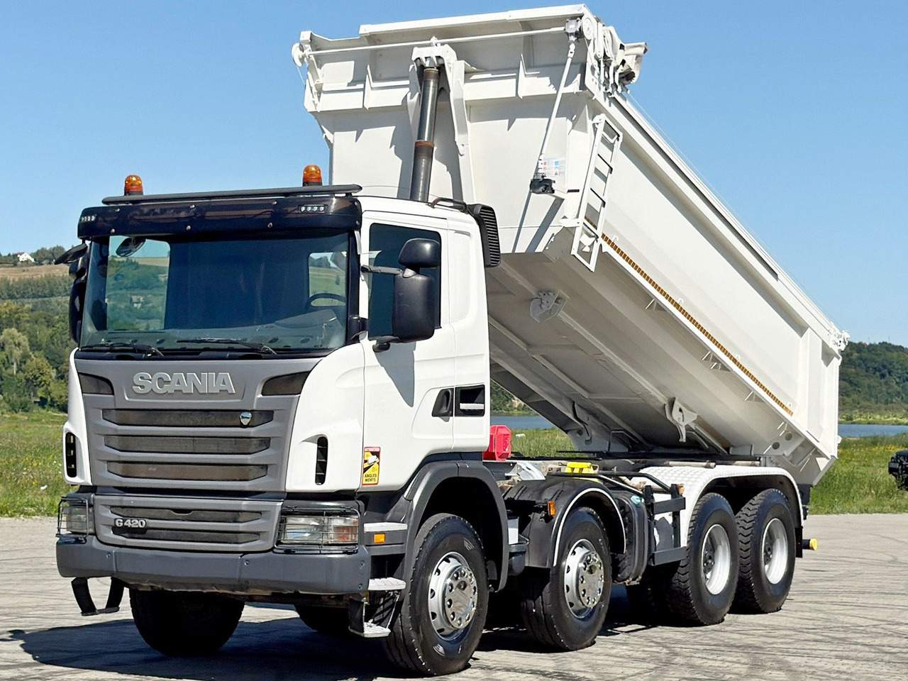 Scania G 420 * KIPPER * 8x4 * TOPZUSTAND - Tippbil lastbil: bild 4 Scania G 420 * KIPPER * 8x4 * TOPZUSTAND - Tippbil lastbil: bild 4