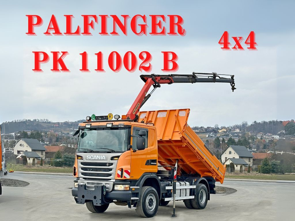 Scania G360 Kipper 4,10m *PK 11002 B + FUNK *4x4 - Kranbil, Tippbil lastbil: bild 1 Scania G360 Kipper 4,10m *PK 11002 B + FUNK *4x4 - Kranbil, Tippbil lastbil: bild 1
