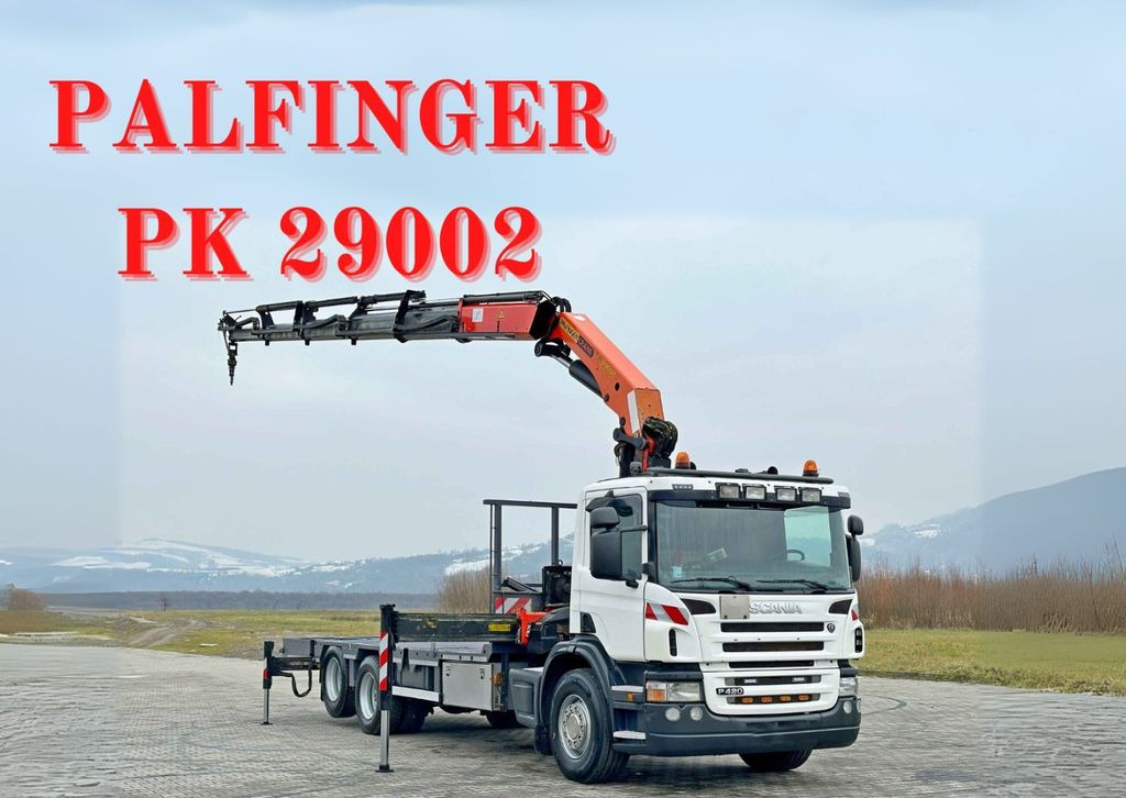 Scania P 420* PLATFORM 6,80m * PK 29002+FUNK * TOP Scania P 420* PLATFORM 6,80m * PK 29002+FUNK * TOP - Bärgningsbil: bild 1 Scania P 420* PLATFORM 6,80m * PK 29002+FUNK * TOP Scania P 420* PLATFORM 6,80m * PK 29002+FUNK * TOP - Bärgningsbil: bild 1