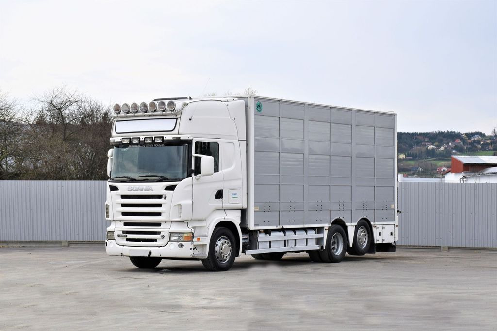 Scania R 500 TIERTRANSPORTWAGEN 7,10m / 4STOCK Scania R 500 TIERTRANSPORTWAGEN 7,10m / 4STOCK - Djurtransport lastbil: bild 1 Scania R 500 TIERTRANSPORTWAGEN 7,10m / 4STOCK Scania R 500 TIERTRANSPORTWAGEN 7,10m / 4STOCK - Djurtransport lastbil: bild 1