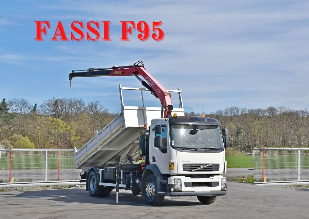 Volvo FL 290 KIPPER 4,90m * FASSI F95A.22 + FUNK * TOP Volvo FL 290 KIPPER 4,90m * FASSI F95A.22 + FUNK * TOP - Kranbil, Tippbil lastbil: bild 1 Volvo FL 290 KIPPER 4,90m * FASSI F95A.22 + FUNK * TOP Volvo FL 290 KIPPER 4,90m * FASSI F95A.22 + FUNK * TOP - Kranbil, Tippbil lastbil: bild 1