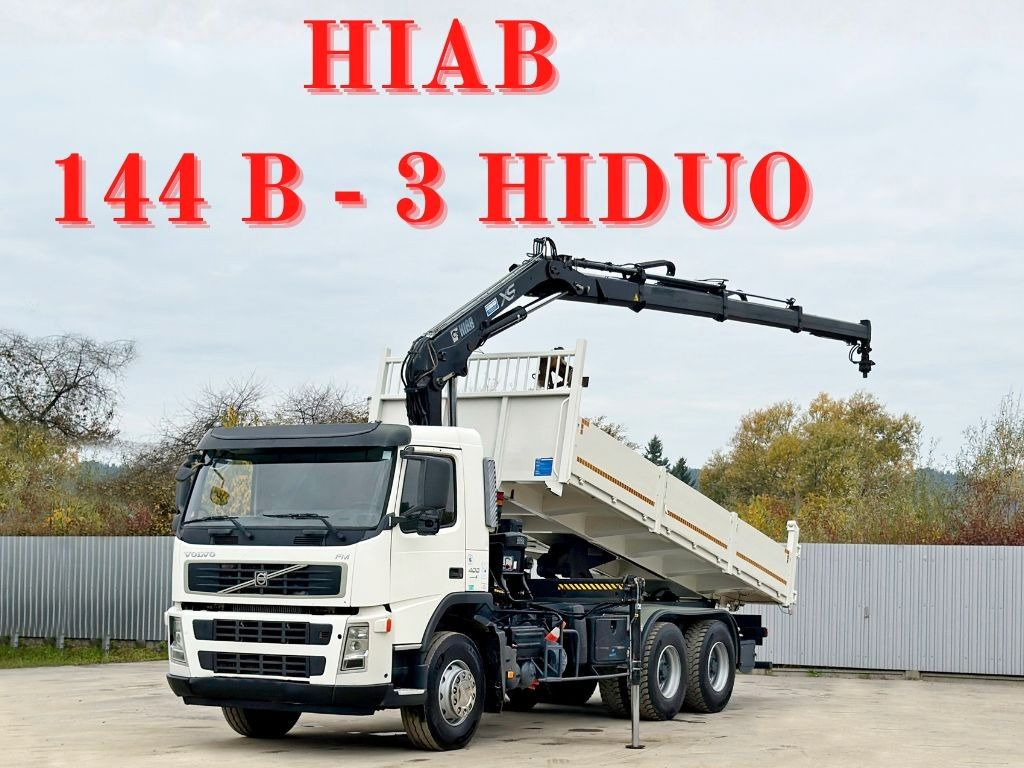 Volvo FM 400 Kipper 6,20m * HIAB 144 B-3 HIDUO* 6x4 - Tippbil lastbil: bild 1 Volvo FM 400 Kipper 6,20m * HIAB 144 B-3 HIDUO* 6x4 - Tippbil lastbil: bild 1