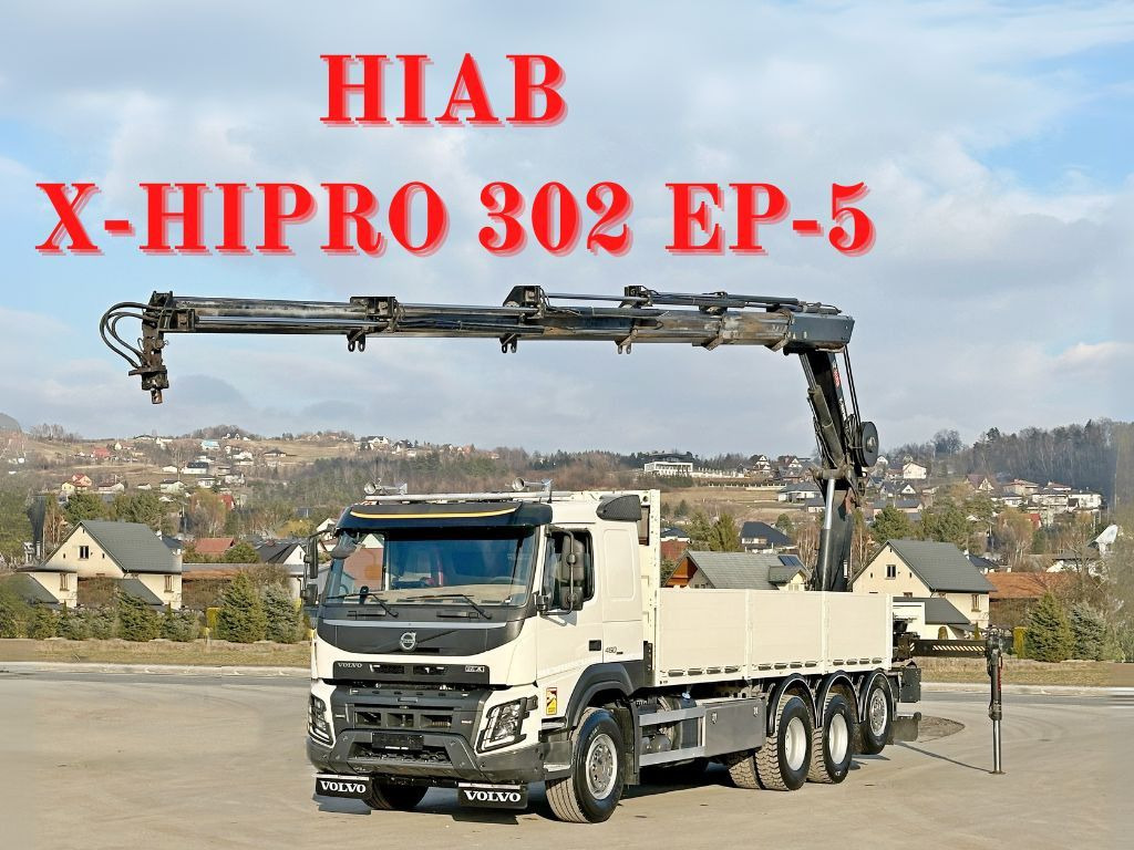 Volvo FMX 460 HIAB X - HIPRO 302 EP - 5 + FUNK/ 8x4 Volvo FMX 460 HIAB X - HIPRO 302 EP - 5 + FUNK/ 8x4 - Kranbil, Flakbil: bild 1 Volvo FMX 460 HIAB X - HIPRO 302 EP - 5 + FUNK/ 8x4 Volvo FMX 460 HIAB X - HIPRO 302 EP - 5 + FUNK/ 8x4 - Kranbil, Flakbil: bild 1