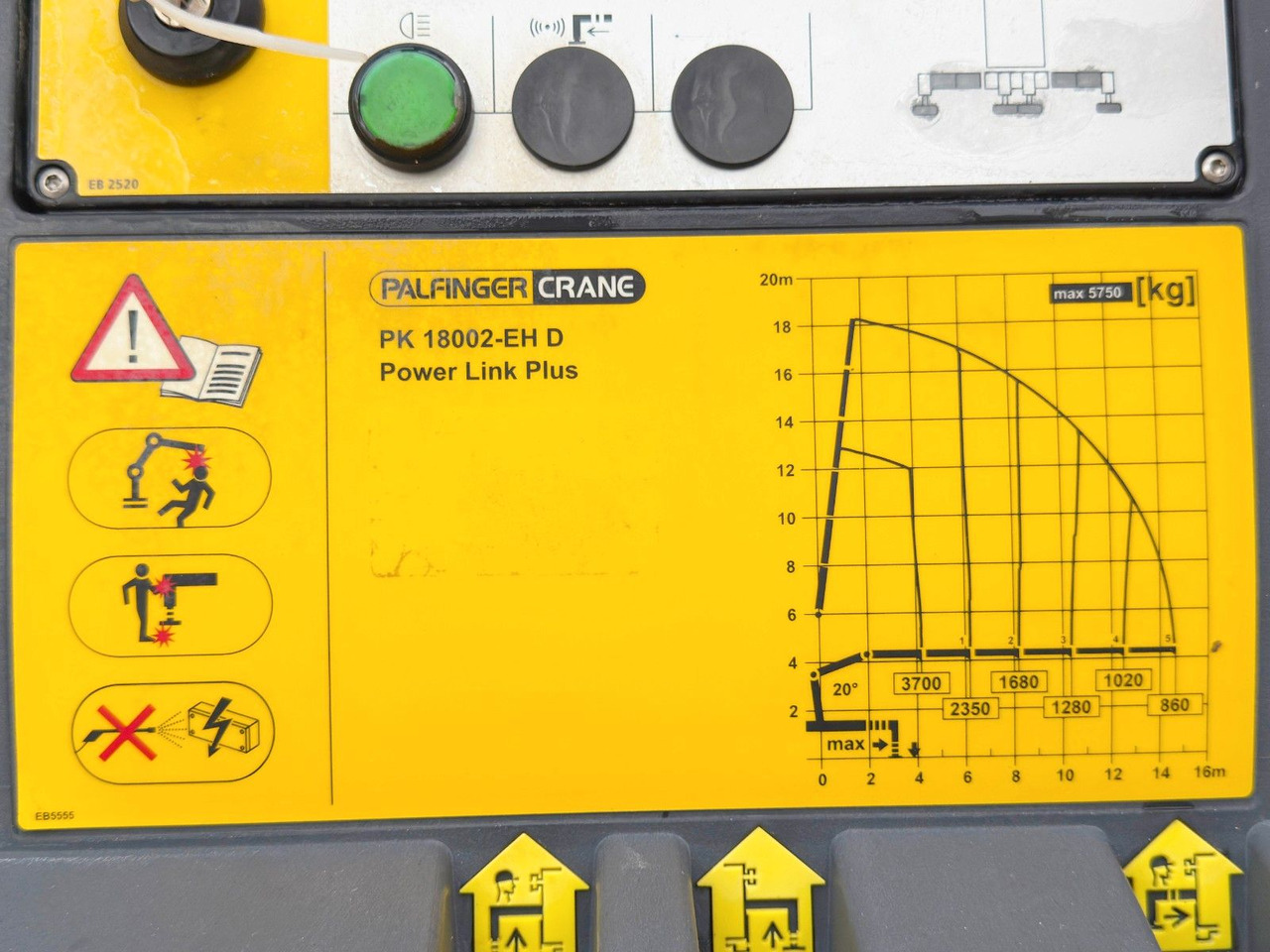 Leasa  Volvo FMX 460 Kipper 6,40m + PALFINGER PK 18002 EH D Volvo FMX 460 Kipper 6,40m + PALFINGER PK 18002 EH D: bild 8