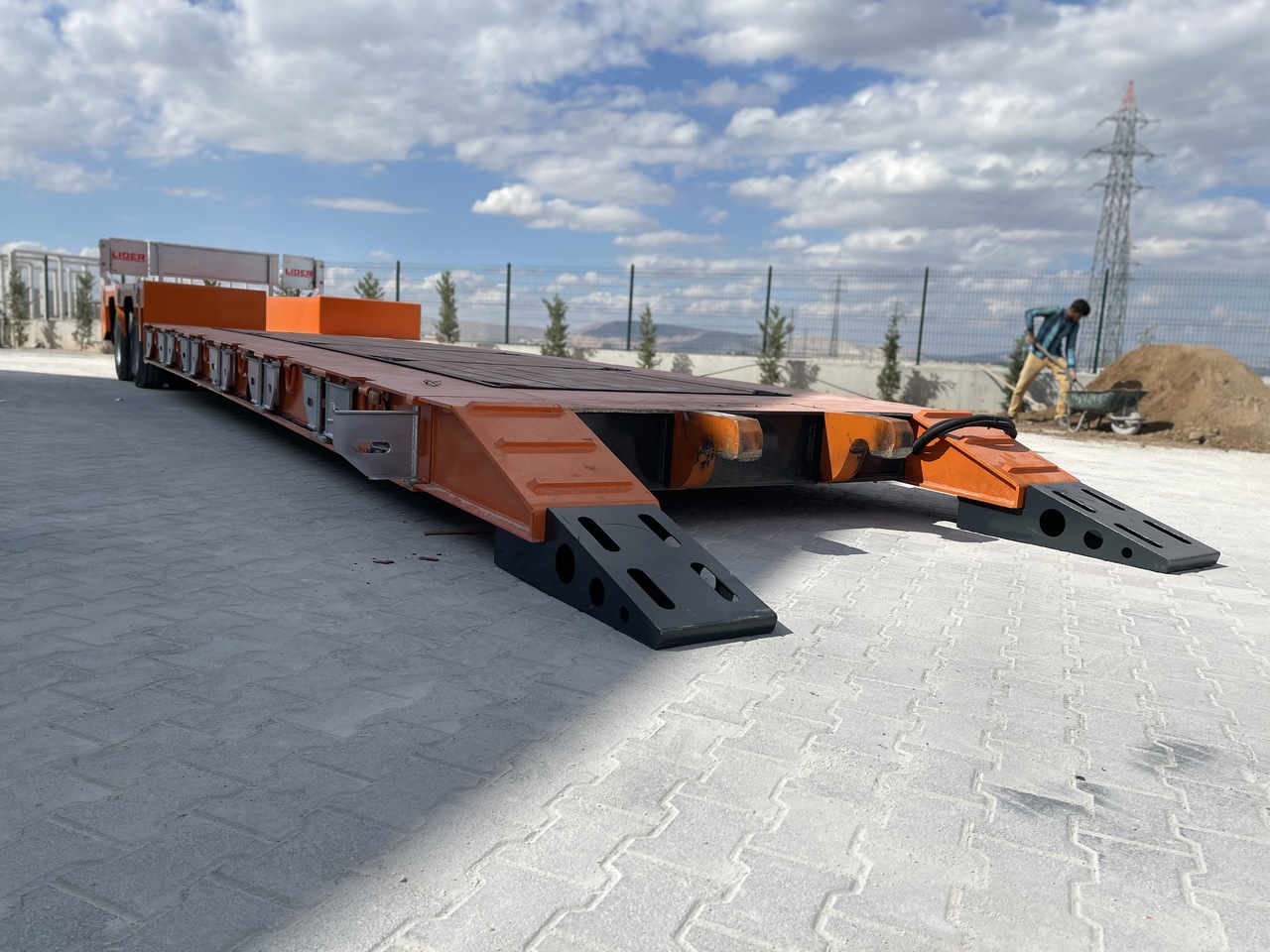 LIDER 2025 MODEL NEW LOWBOY TRAILER FROM MANUFACTURER - Låg lastare semitrailer: bild 5 LIDER 2025 MODEL NEW LOWBOY TRAILER FROM MANUFACTURER - Låg lastare semitrailer: bild 5