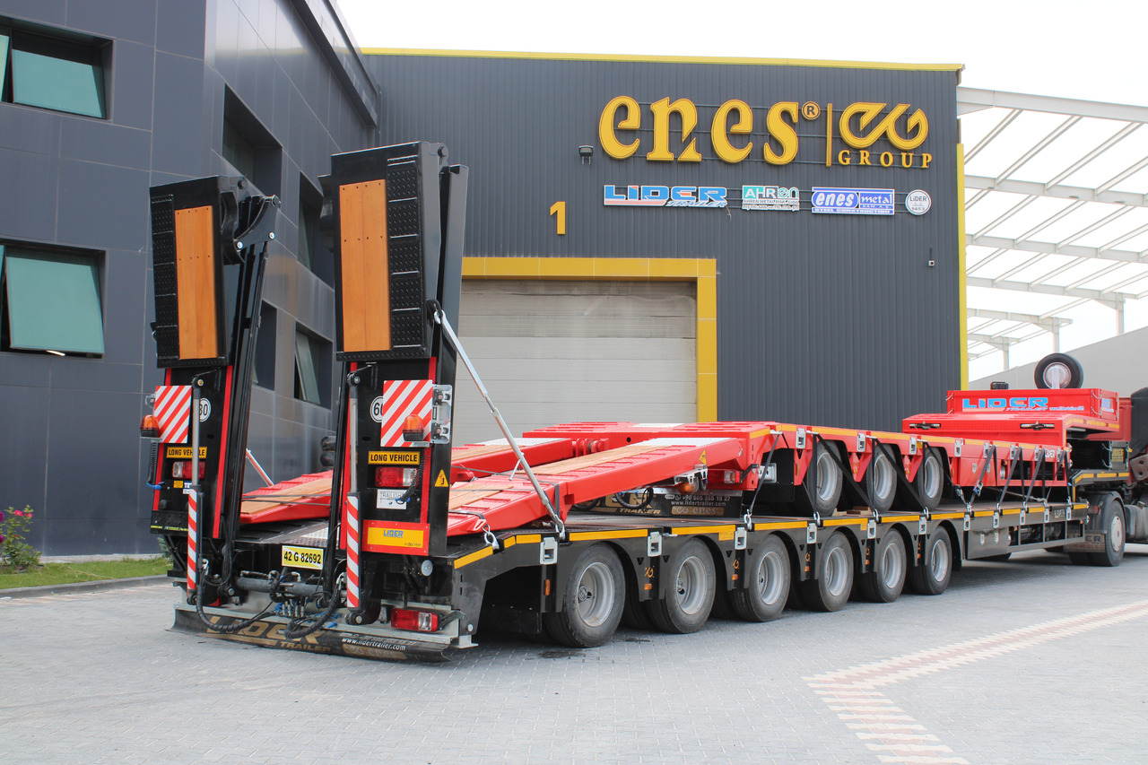 LIDER 2025 model 150 Tons capacity Lowbed semi trailer - Låg lastare semitrailer: bild 1 LIDER 2025 model 150 Tons capacity Lowbed semi trailer - Låg lastare semitrailer: bild 1