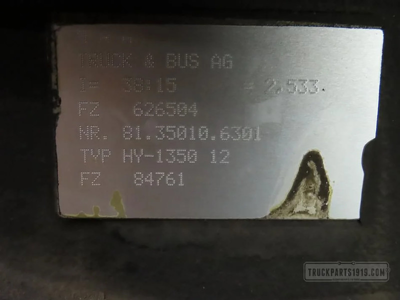 MAN Axle & Steering Parts Differentieel R=2.533 HY-1350 - Differential för Lastbil: bild 3 MAN Axle & Steering Parts Differentieel R=2.533 HY-1350 - Differential för Lastbil: bild 3