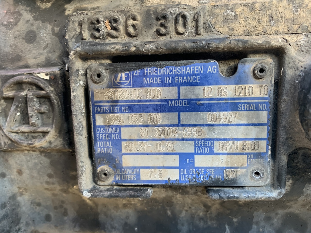 12AS1210TO MAN TGL - Växellåda för Lastbil: bild 2 12AS1210TO MAN TGL - Växellåda för Lastbil: bild 2