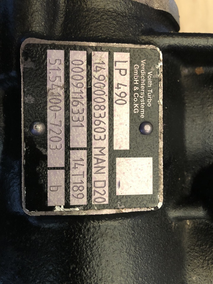 AIR COMPRESSOR MAN TGA 2 CYLINDERS MAN TGA - Kompressor för Lastbil: bild 1 AIR COMPRESSOR MAN TGA 2 CYLINDERS MAN TGA - Kompressor för Lastbil: bild 1