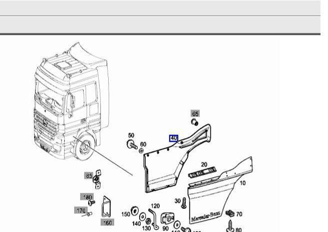 DOOR EXTENSION OUTSIDE-INSIDE LEFT AND RIGHT ACTROS MP3 MEGASPACE  - Karosseri och exteriör för Lastbil: bild 3 DOOR EXTENSION OUTSIDE-INSIDE LEFT AND RIGHT ACTROS MP3 MEGASPACE  - Karosseri och exteriör för Lastbil: bild 3