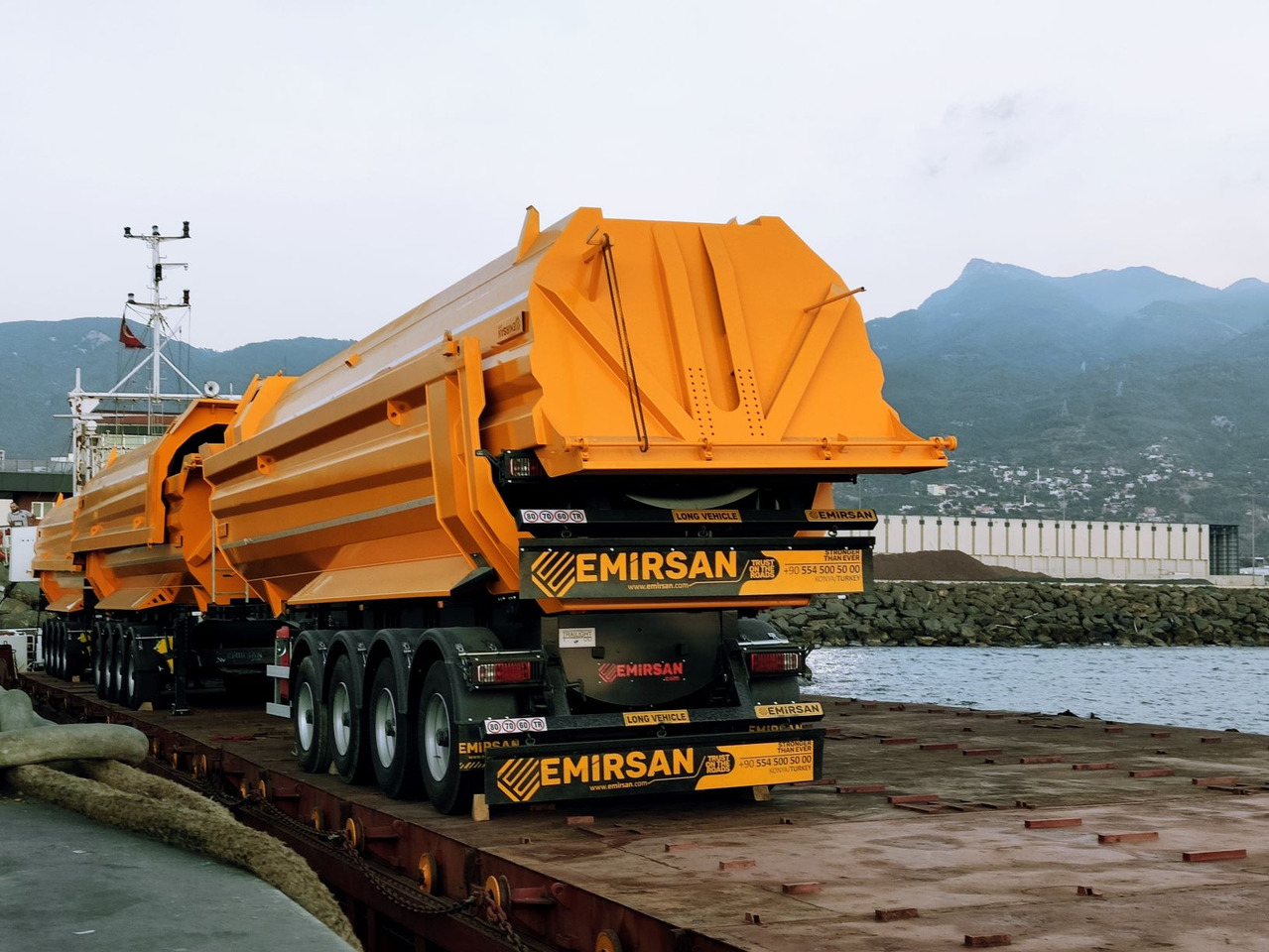 EMIRSAN 4 AXLE HEAVY DUTY TIPPER - Tippbil semitrailer: bild 5 EMIRSAN 4 AXLE HEAVY DUTY TIPPER - Tippbil semitrailer: bild 5