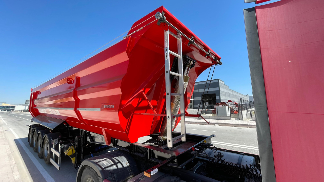 EMIRSAN SELF-STEERING, 4 AXLE U TYPE TIPPER - Tippbil semitrailer: bild 3 EMIRSAN SELF-STEERING, 4 AXLE U TYPE TIPPER - Tippbil semitrailer: bild 3