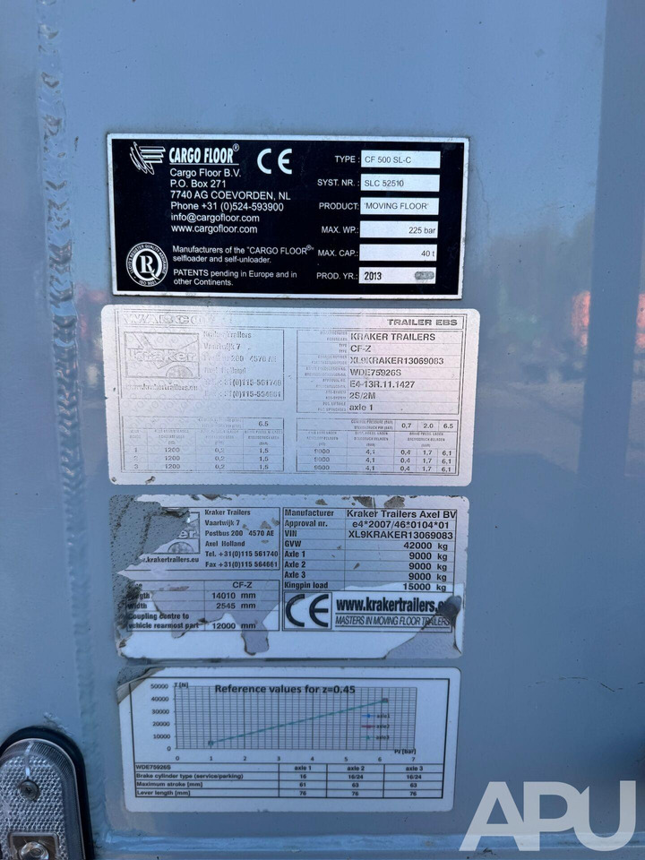 Moving floor semitrailer Kraker CF 500 SL: bild 13 Moving floor semitrailer Kraker CF 500 SL: bild 13
