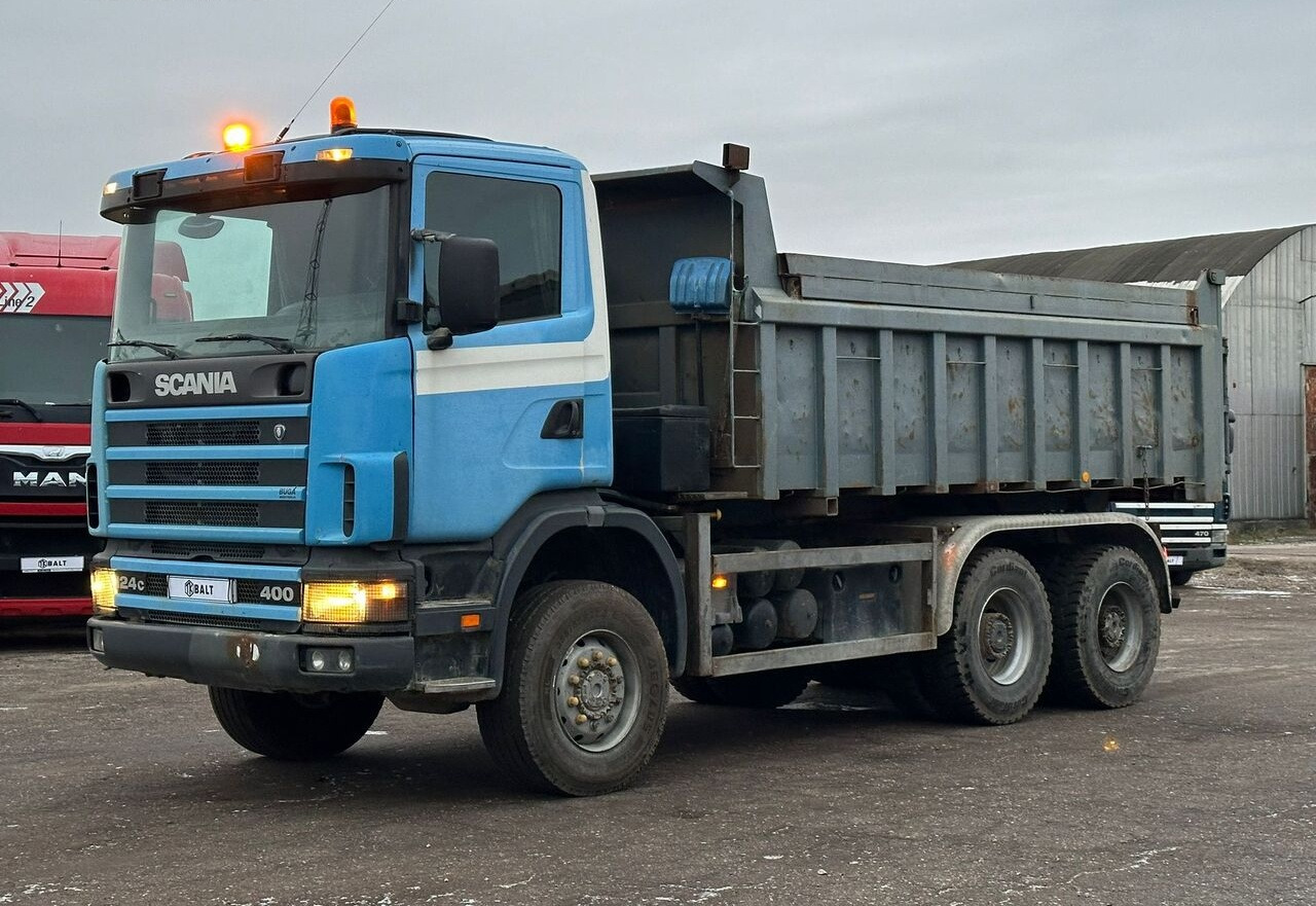 Scania 124C 6x6 steel - Tippbil lastbil: bild 1 Scania 124C 6x6 steel - Tippbil lastbil: bild 1