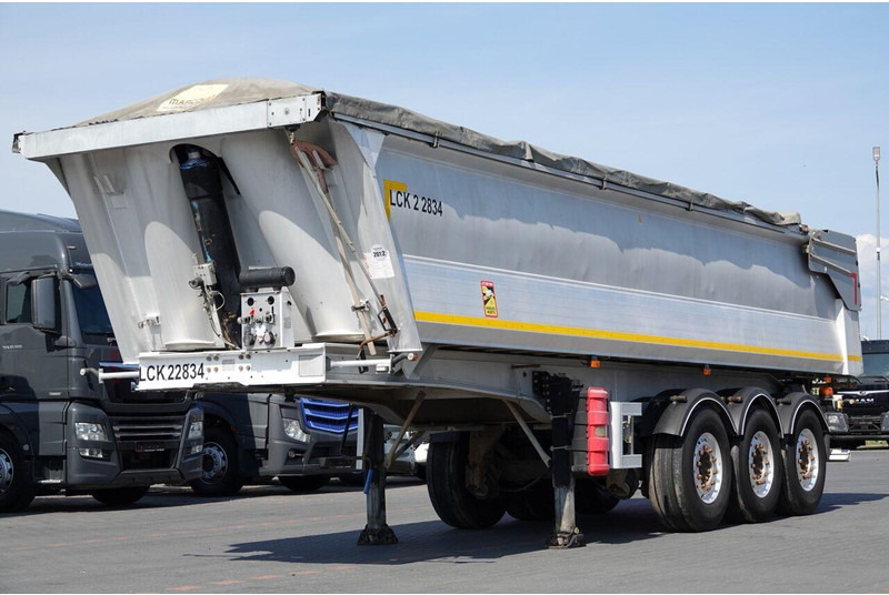 Benalu WYWROTKA 27 m3 / ALUMINIOWA / HYDRAULICZNA KLAPA / 2 OSIE PODNOS - Tippbil semitrailer: bild 2 Benalu WYWROTKA 27 m3 / ALUMINIOWA / HYDRAULICZNA KLAPA / 2 OSIE PODNOS - Tippbil semitrailer: bild 2