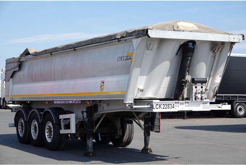 Benalu WYWROTKA 27 m3 / ALUMINIOWA / HYDRAULICZNA KLAPA / 2 OSIE PODNOS - Tippbil semitrailer: bild 5 Benalu WYWROTKA 27 m3 / ALUMINIOWA / HYDRAULICZNA KLAPA / 2 OSIE PODNOS - Tippbil semitrailer: bild 5