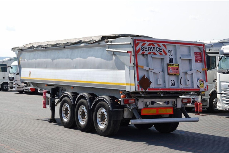 Benalu WYWROTKA 27 m3 / ALUMINIOWA / HYDRAULICZNA KLAPA / 2 OSIE PODNOS - Tippbil semitrailer: bild 3 Benalu WYWROTKA 27 m3 / ALUMINIOWA / HYDRAULICZNA KLAPA / 2 OSIE PODNOS - Tippbil semitrailer: bild 3